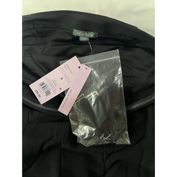 Wild Fable Women's Size Small Wide Leg Tube Strapless Bandeau Jumpsuit Black - Picture 4 of 7